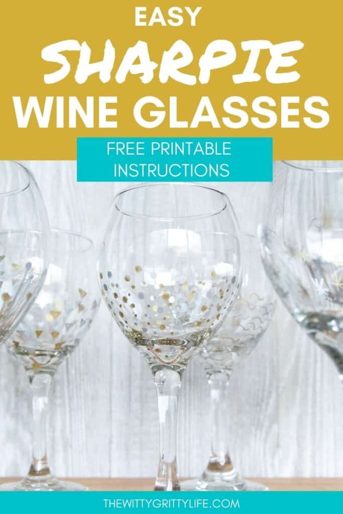 Easy sharpie wine glasses