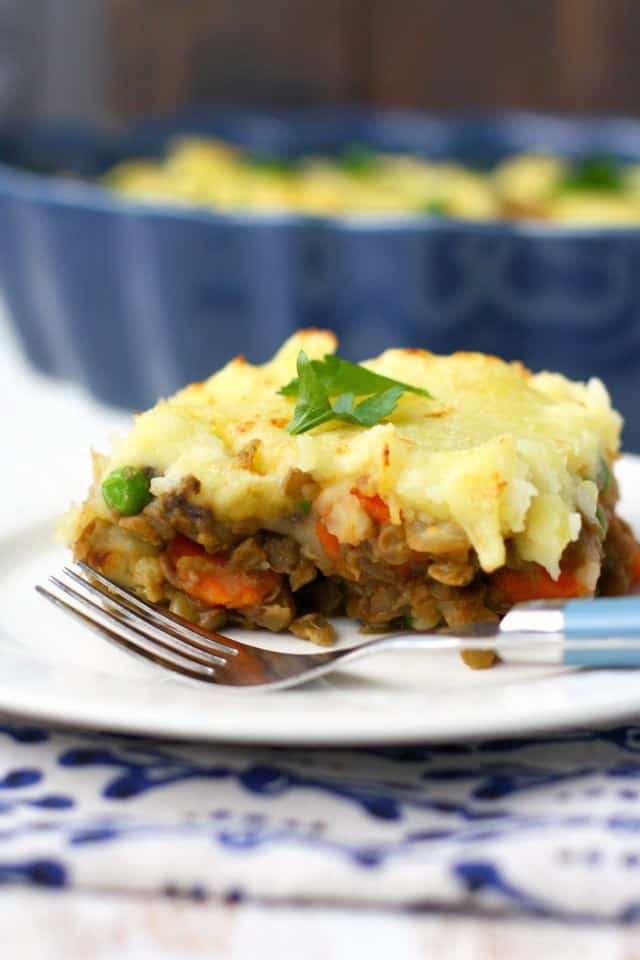 Picture of food serving that looks like shepherd's pie