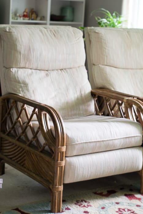 Image showing diy mistake rattan recliner chairs