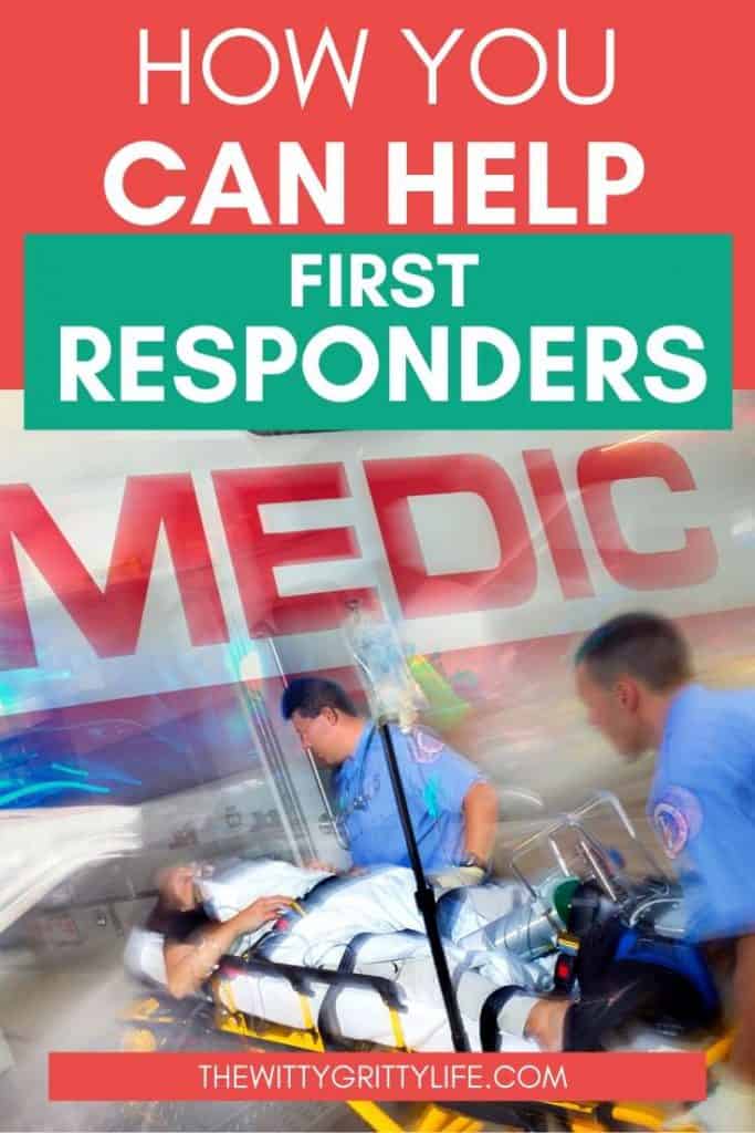 how you can help first responders