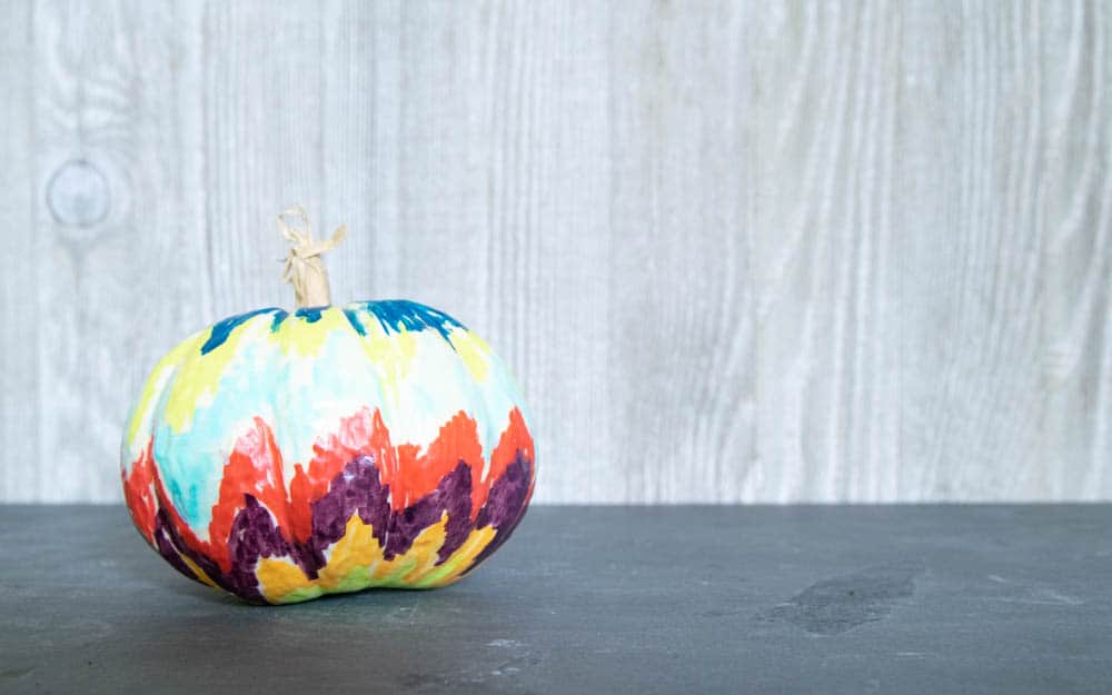 easy colorful diy fall pumpkin decor 