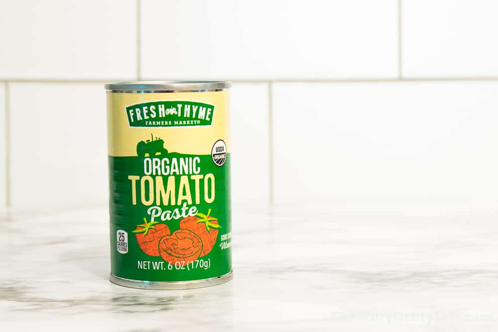 organic canned tomato paste