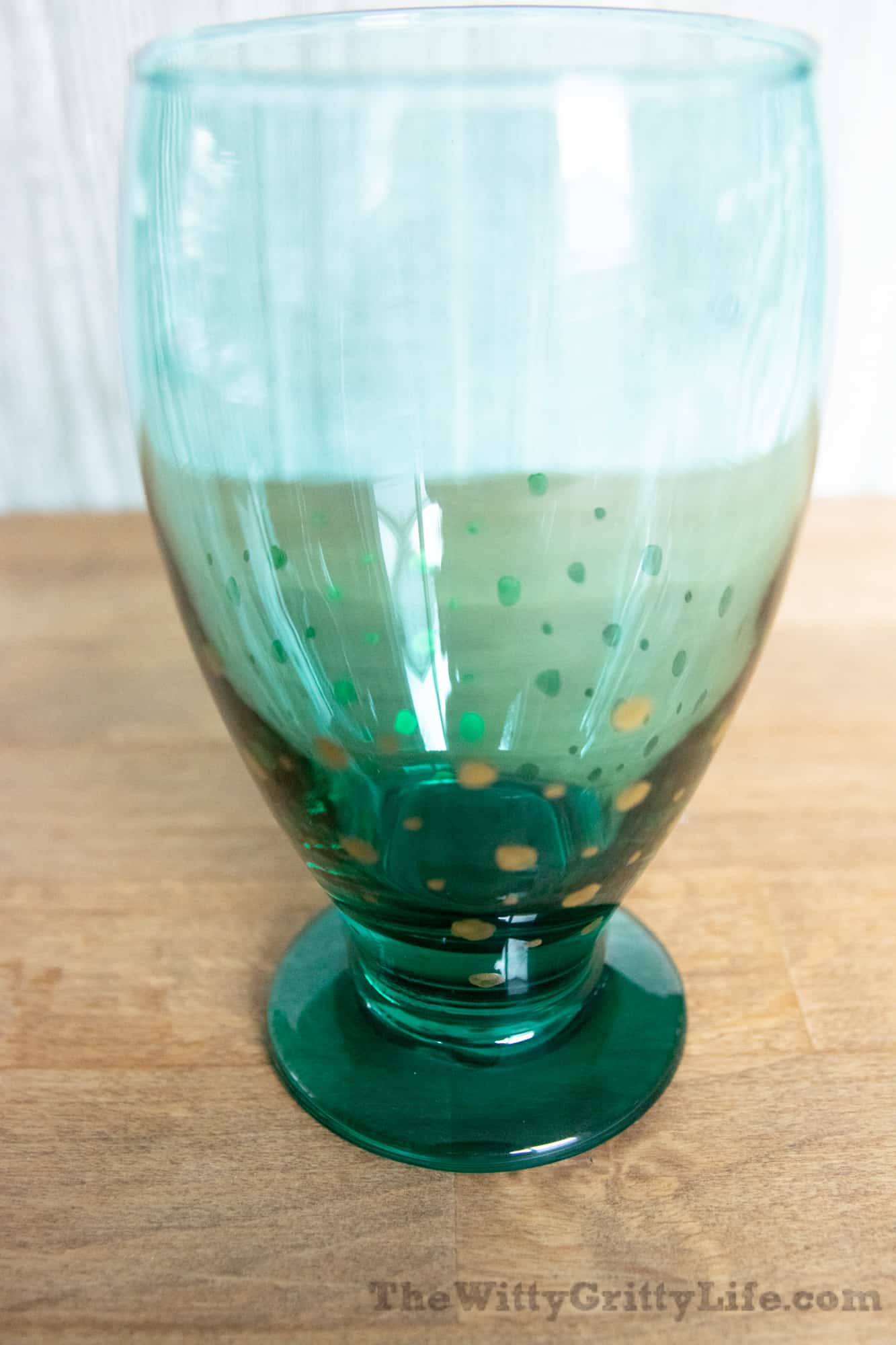 fun, festive and fabulous glasses, teal and gold