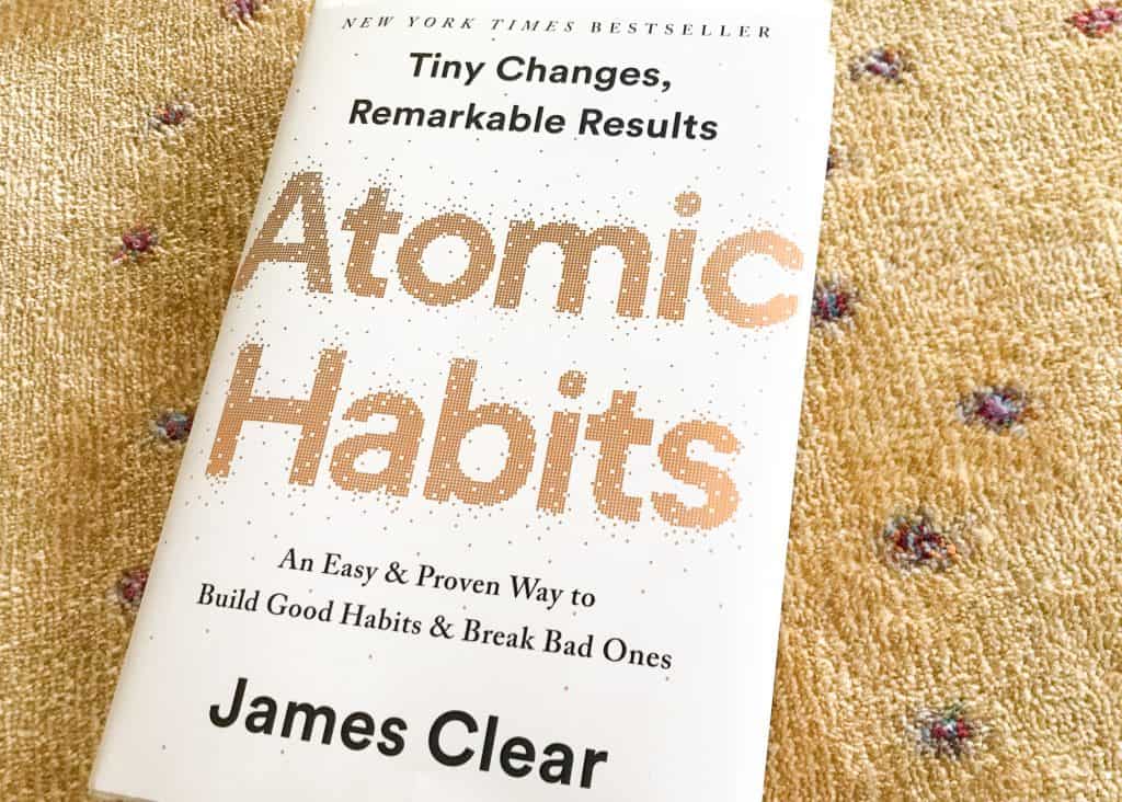 picture of book titled Atomic Habits by James Clea