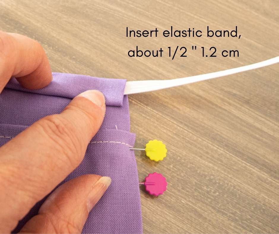 elastic band inserted