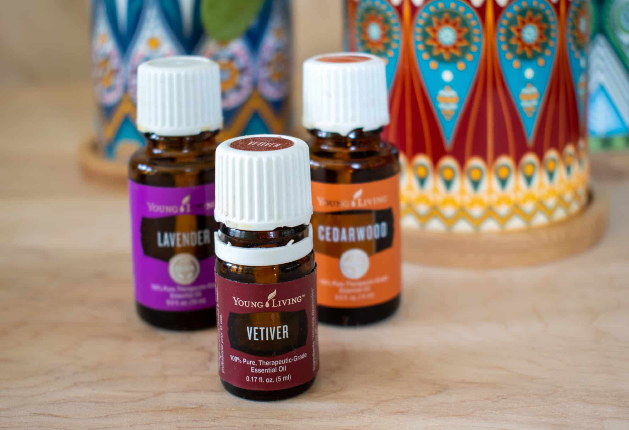 image of three bottles of essential oils